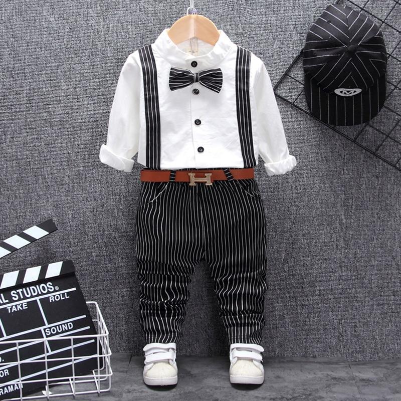 Modern Luxury Classic style Fall Baby Boys and Girls Clothing Set T-shirt Tops Pant Tracksuits Outfits For Kids