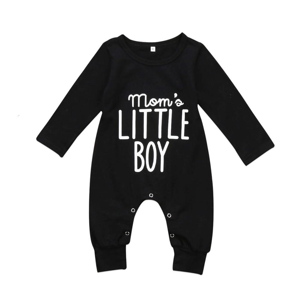 Infant Baby Boy Newborn Baby Clothing Set Little Boy Letter Romper Boys Girls Cotton Jumpsuit Outfit Clothes 0-24 Months