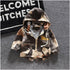 Newborn Baby Boys Jacket Hooded Coat with 100% Cotton Military Camouflage Style for Children In Modern Design