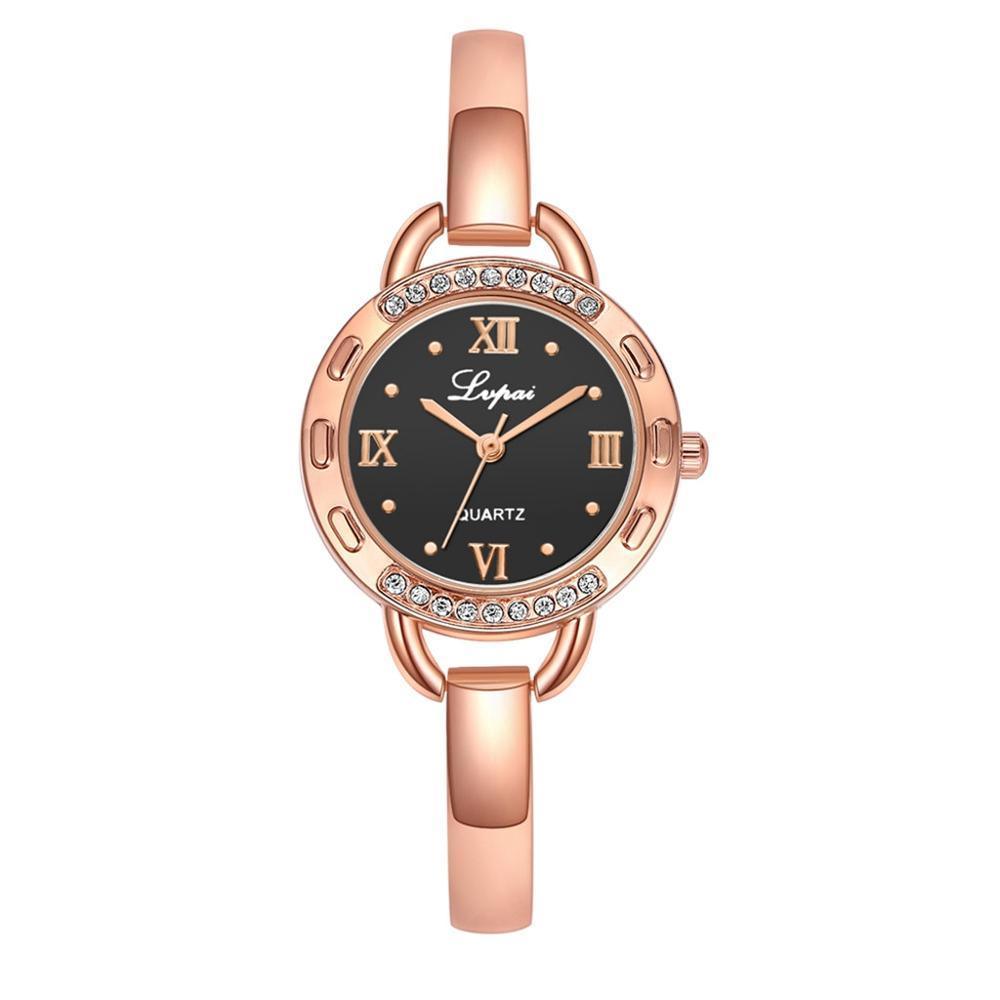 Metal Strap Ladies Bracelet Watch Fashion Simple Dial Small And Exquisite Ladies Watches Clock For Female and Girls