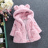 Baby Girl Modern Designer Style Jacket Hooded Cute Thicker Warm Soft Toddler Coat  For Kids