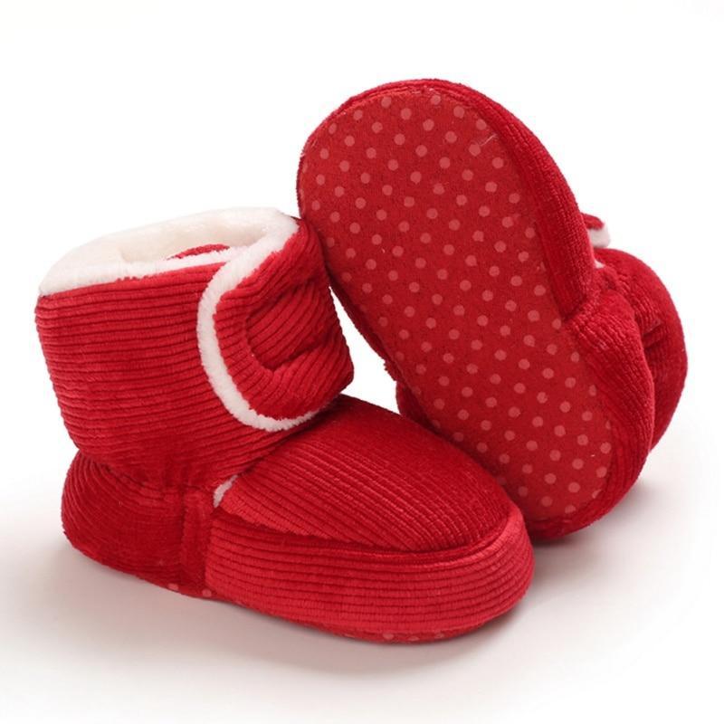 Newborn First Walkers Unisex Cozy Bootie Winter Warm Infant Toddler Crib Soft Autumn Shoes