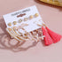 Vintage Retro Acrylic Earring Statement Luxury Tassel Earrings Korean Dangle Drop Earrings for Women Fashion earings Jewelry