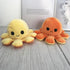 Reversible Flip Octopus Plush Stuffed Toy Soft Animal Home Accessories Cute Animal Doll Children Gifts Baby Plush Toy For Kids