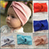 New Autumn Winter Baby Hat Soft Elastic Cotton Newborn Baby Girl Hat Kids Cap Bow In Modern Turban Design