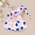 New Baby Girl Dress Cute Dot Sleeveless Newborn Bowknot Dress with Headband Set Princess Baby Girl Party Clothes In Modern New Design