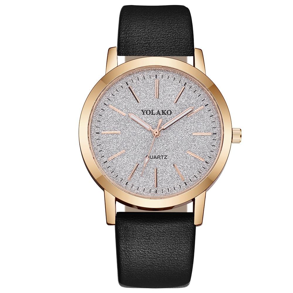 Sky watch women lady watch for woman Casual Quartz Leather Band Analog women clock luxury Wristwatch For Women and Girls