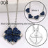 New Fashion Folding Four Clover Pendant Heart Necklaces Simple Flower Necklace for Women Birthday Jewelry