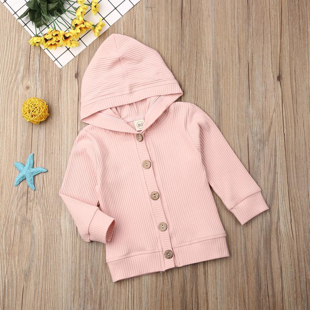 New Style Infant Baby Girl Clothes Long Sleeve Knitted Coat Jacket Outwear Tops 0-24M For baby Girls