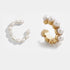 New Luxury Epic Elegant Pearl Ear Small Clip Earrings For Women Wedding Jewerly With CZ Rhinestone