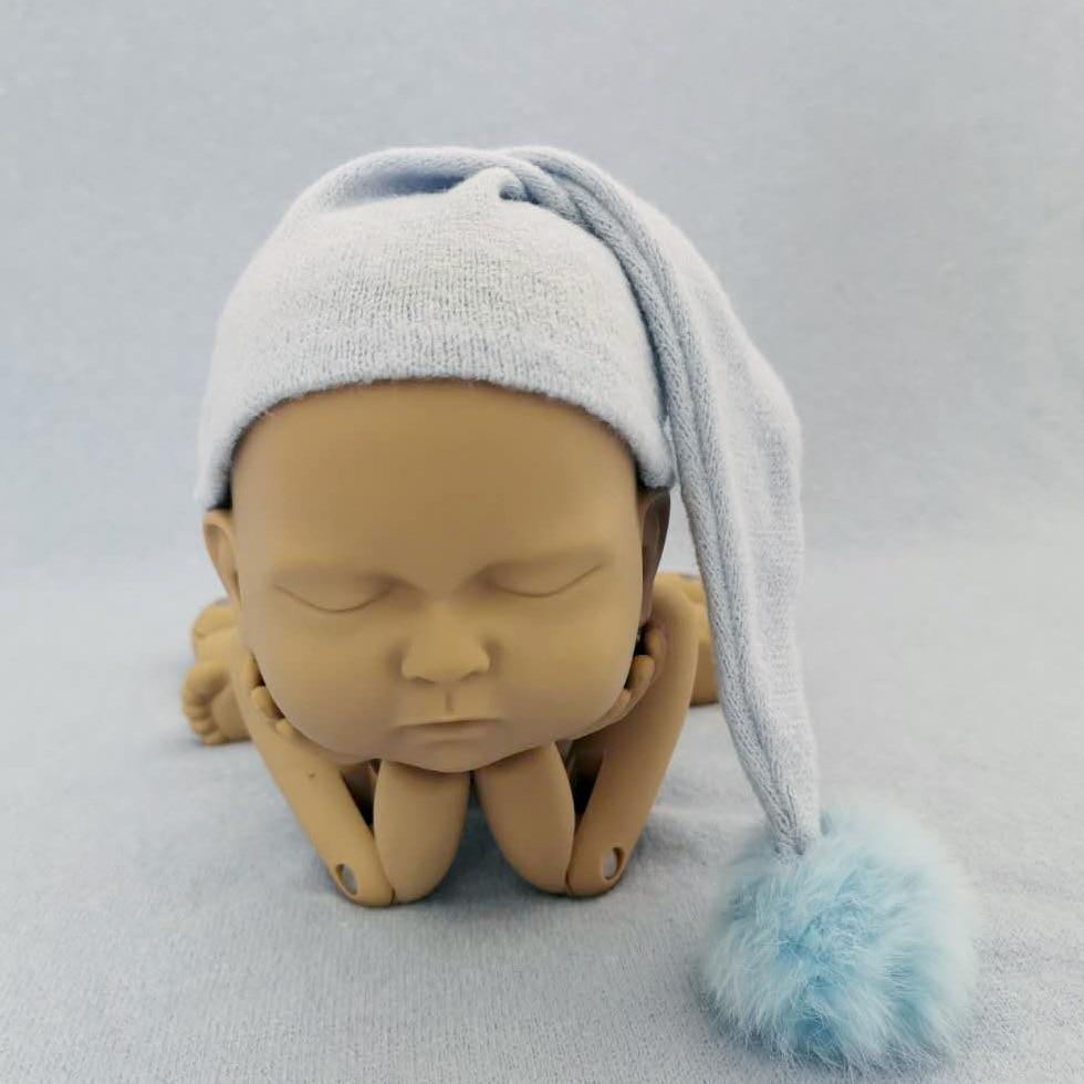 Modern Newborn Photography Props Knit Cap With Fur Ball For Newborn Baby Cap Great For Photo Studio Photography Props Cap Beanie Baby