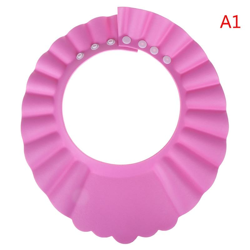 Shampoo Cap Sheild Durable Baby Bath Visor Hat Adjustable Baby Shower Protect Eye Water-proof For Kids