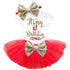 Modern Unicorn Party Girls Tutu Dress Toddler Kids Clothes Baby 1st Birthday Outfits For Girls