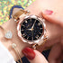 Women Casual Leather Ladies Watch Quartz Wrist Watch Starry Sky Female Clock For Women and Lady and Girls