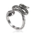 Fashion Retro Exaggerated Spirit Snake Ring Personality Punk Wind Snake-Shaped Nightclub Style  Ring For Women and Girs Student Trend Jewelry Design