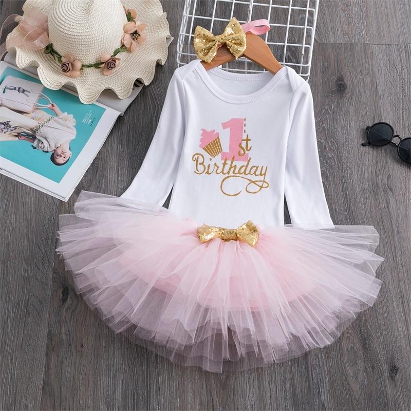 Modern Luxury Unicorn Party Dresses For 1 Year Baby Girl Birthday Outfits FOr 1st Birthday Party In Modern New Design