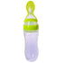 Silicone Baby Bottle With Spoon Food Supplement Bottles Squeeze Spoon Milk Feeding Bottle Cup For Baby and Kids