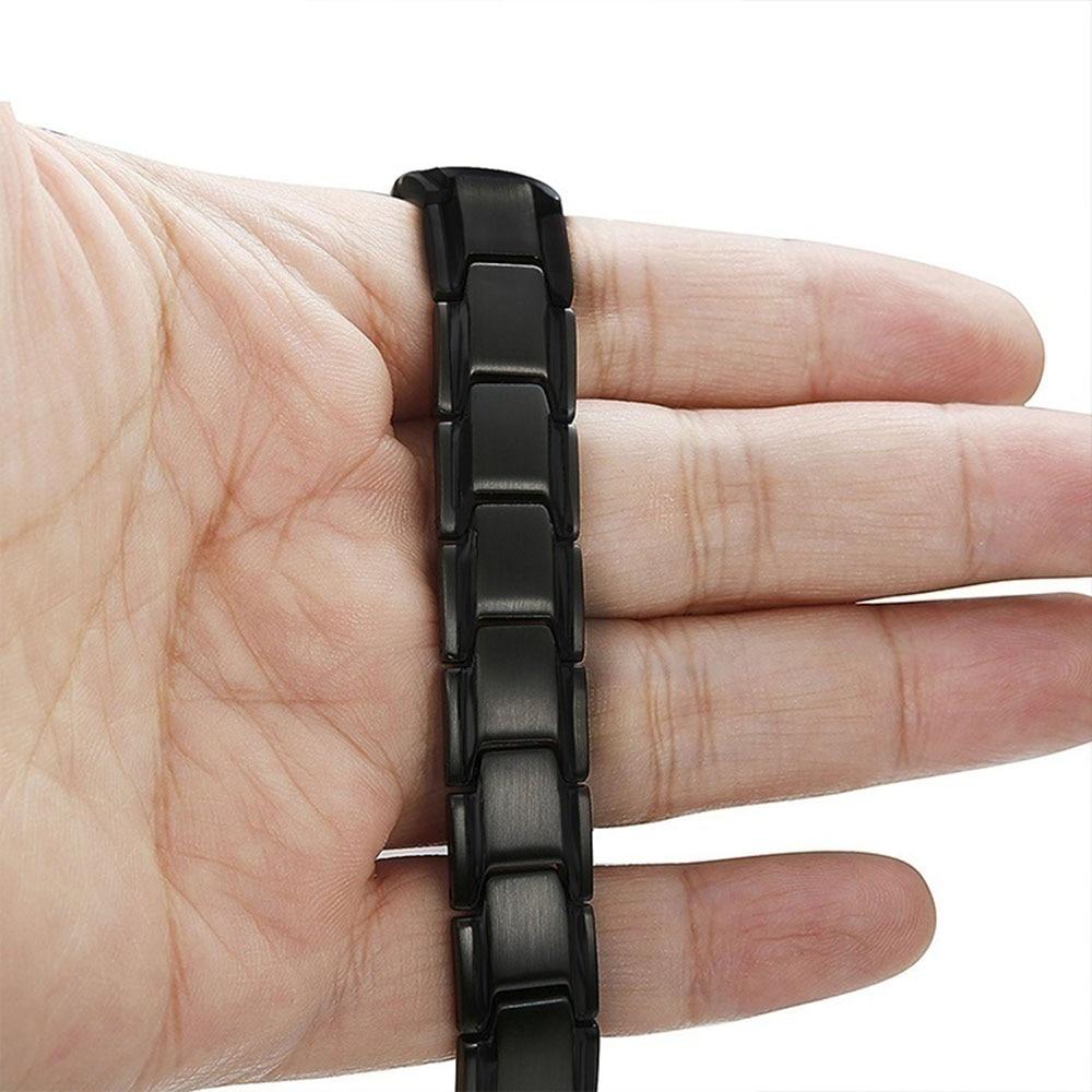 New Modern Fashion For Men Strength Therapy Bracelet Health Energy Bio Magnetic Male Gift Adjustable