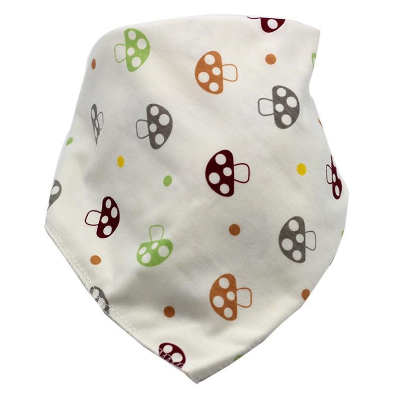 Baby Bibs Triangle Cotton Cartoon Child Bandana Dribble Bibs Newborn Slabber Absorbent Cloth For Baby and Kids