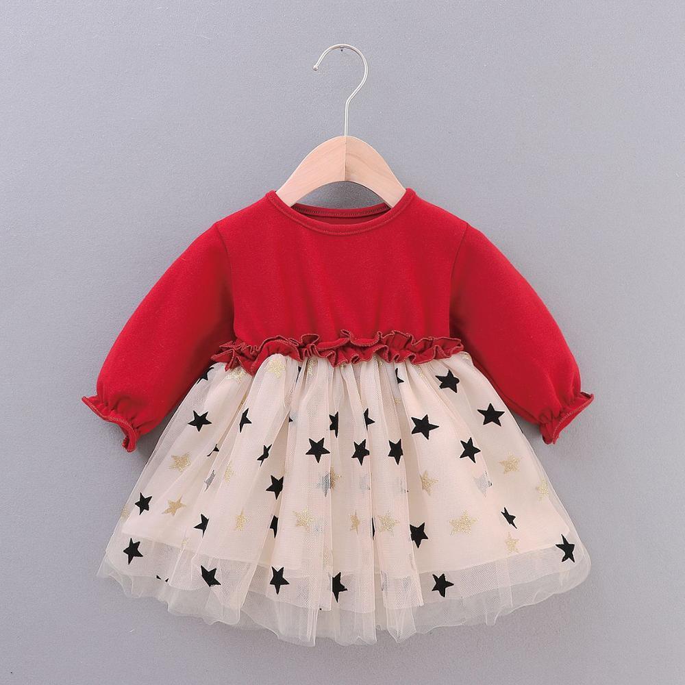 Modern Retro Baby Girls Dresses For Baby Princess Dress Infant 1st Year Birthday Party Dress Newborn Baby Clothes