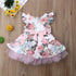 Princess Toddler Baby Girls Dress Flower Lace Tutu Party Wedding Birthday Dress For Girls