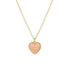 New Romantic Amazing Sweet Cute Colorful Heart Shape Pendant Elegant Link Chain Necklaces Luxury For Women And Girls Wedding Engagement Accessories Jewelry