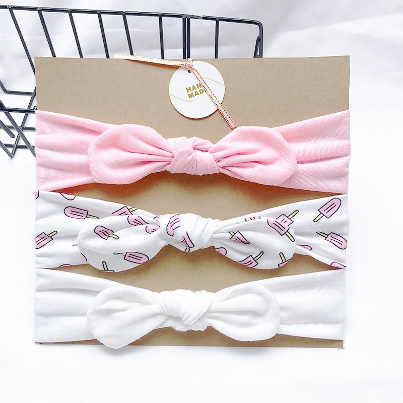 Baby Headbands For Newborn Hair Band Cute Baby Bow Flower Elastic Bow Headwear Kids Gifts Girl Hair Accessories