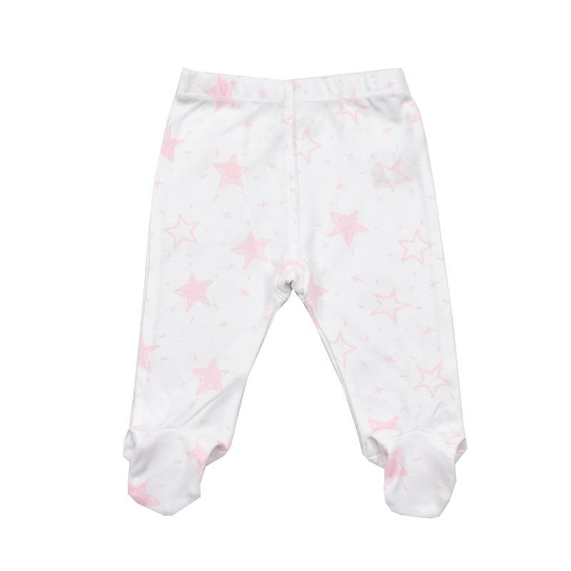 Baby Trousers 0-18 Month Cotton Cute Printed Spring Autumn Unisex Casual Footed Baby Boys Pant Infant Girl Pants Newborn Trouser