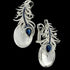 Long Drop Bird Pendant Tassel Crystal Earrings For Woman And Ladies In Jewelry Design.