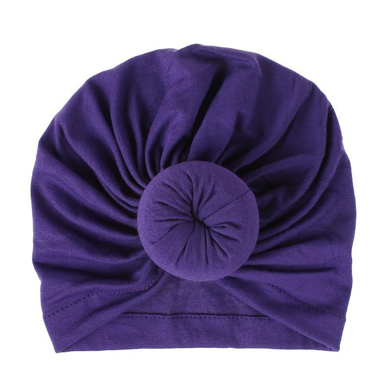 Trend New Mother & Baby Hat Soft Cotton Turban Hat Baby Elastic Toddler Infant Cap For Girls and Women