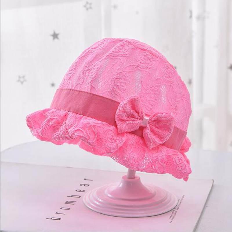 Retro Vintage Newborn Baby Cotton Baby Girl Hat Cap Princess Infant Toddler Baby Bonnet Girls Summer Sun Hat For Girls