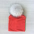 Kids Girls Solid Hat With Pompon Baby Beanie Pompom Cap Children's Accessories In Modern New Design