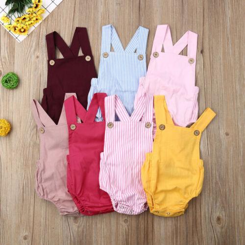 Casual Modern Newborn Kids Bodysuit Baby Boy Girl Clothes Jumpsuit Sunsuit For Girls