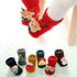 Luxury Modern Christmass Children's Socks With  Doll Baby Keep Warm Elk Non-Slip Socks Newborn For Infant Toddler Kids