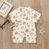 Summer Baby Girl/Boys Clothing Short-sleeved Rompers Jumpsuit Floral Print  Cute Soft Newborn Infant Baby Playwear For Girls and Boys Kids