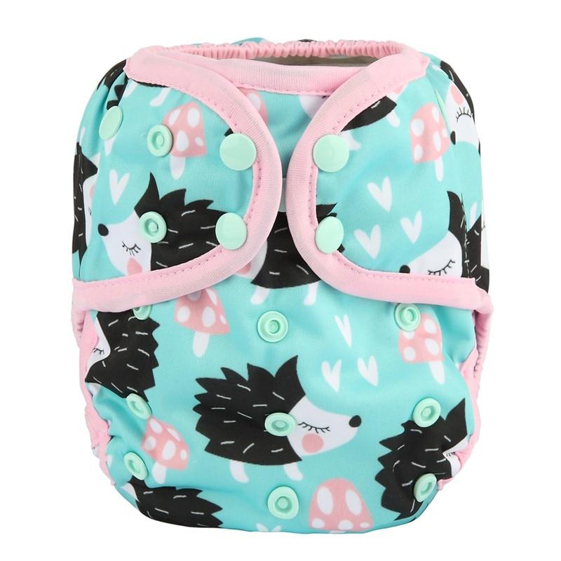 One Size Baby Cloth Diaper Cover Nappy Waterproof Double Gusset Design Adjustable Diapers For Babies