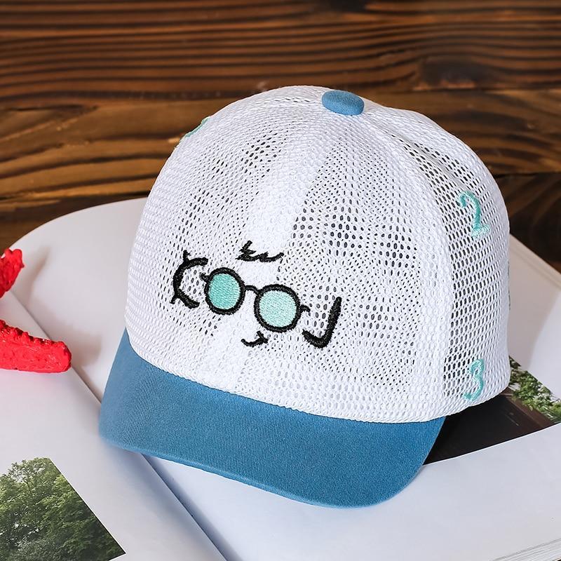 Luxury Summer Newborn Baby Sun Hat Cotton Beret Hat Cartoon Striped Bear Snapback Baseball Cap Baby Hats For girls and Boys Kids