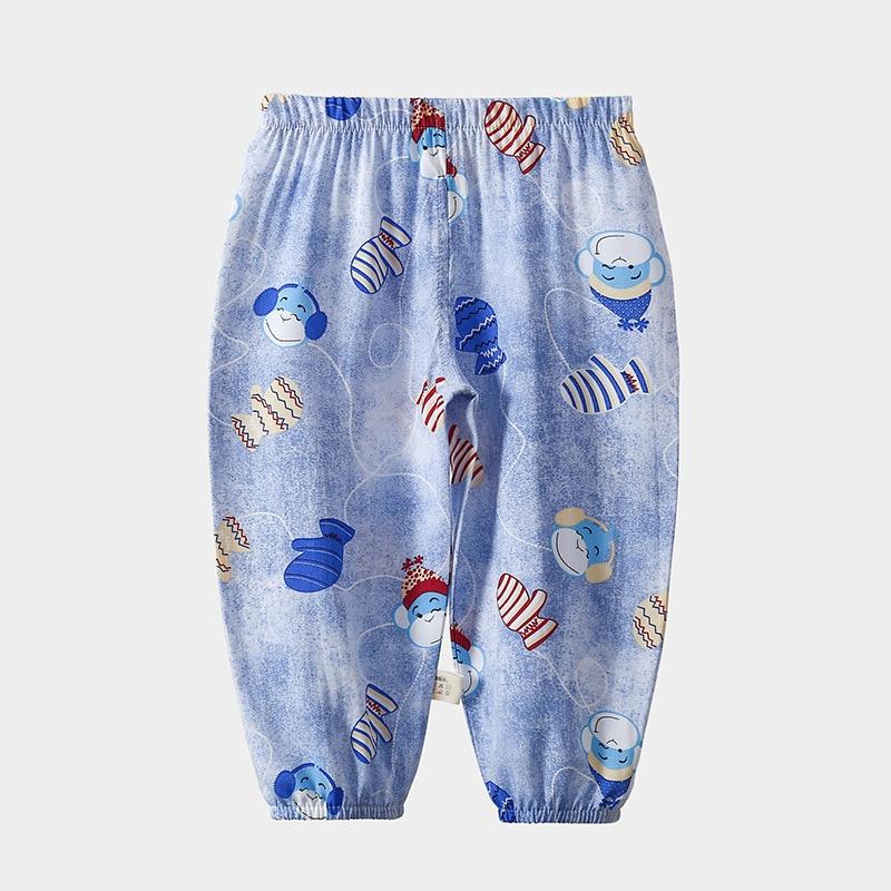 Baby Boys Thin Pants Anti Mosquito Trousers Girls Sleepwear Children Pajama Pants For Air Conditioner