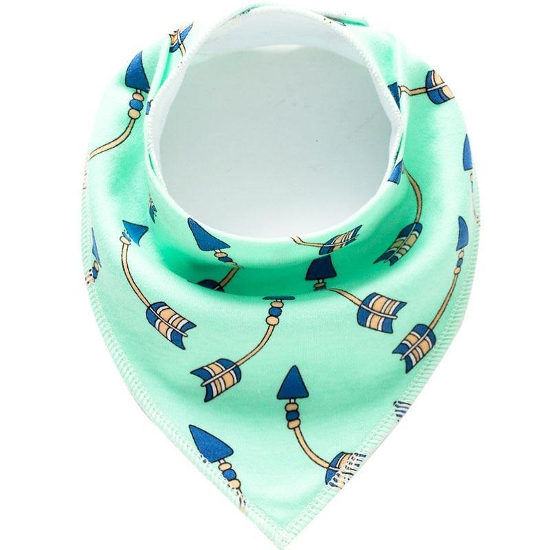 Baby Bibs Triangle scarf Cotton Cartoon Child Bandana Bib Dribble Bibs Newborn BIb for Kids