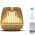 Unique Modern Handmade 500ML Aroma Essential Oil Diffuser Ultrasonic Air Humidifier Wood Grain 7 Color Changing LED Light Cool Mist Difusor for Home Bedroom Room and Living Room