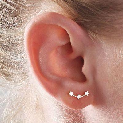 New Fashion Round Dangle Drop Korean Earrings For Women In Geometric Round Heart Gold Earring Elegant Style