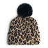 Matching Family Outfits Leopard Children Hats Mother Kids Hats Winter Kids Caps For Mother & Daughter in Elegan Leopard Design