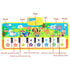 Baby English Musical Piano Music Carpet Baby Kids Play Mat Carpet Educational Electronic Baby Toys For Kids