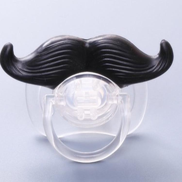 Modern Luxury Beard Pacifier Food Grade Silicone Funny Baby Nipple Teethers Toddler Pacifier Mousage For Baby and Kids