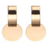 Modern Women's Earrings Color Metal Simple Charm Hollow Geometric Pendant For Winter Jewelry Lover Gift