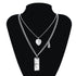 Modern Streetwear Flame Unisex Choker Elegant Necklace Punk Style Gold Black Pendant Necklace Luxury Rock Chain Jewelry Accessories