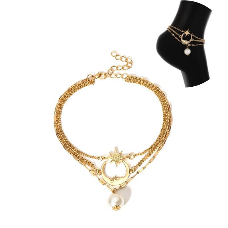 Luxury Chain Brecelet for Leg In Punk Gold Thick Anklet Style  Link Chain Anklets For Women Chunky Ankle Bracelet Foot Jewelry