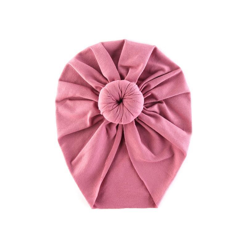 Infant Baby Headbands Solid Cotton Knot Turban Headband For Girls  Beanie Hat Headwear For Girls