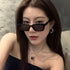 New Women Rectangle Vintage Sunglasses Brand Designer Retro Points Sunglasses Female Lady Eyeglass Cat Eye