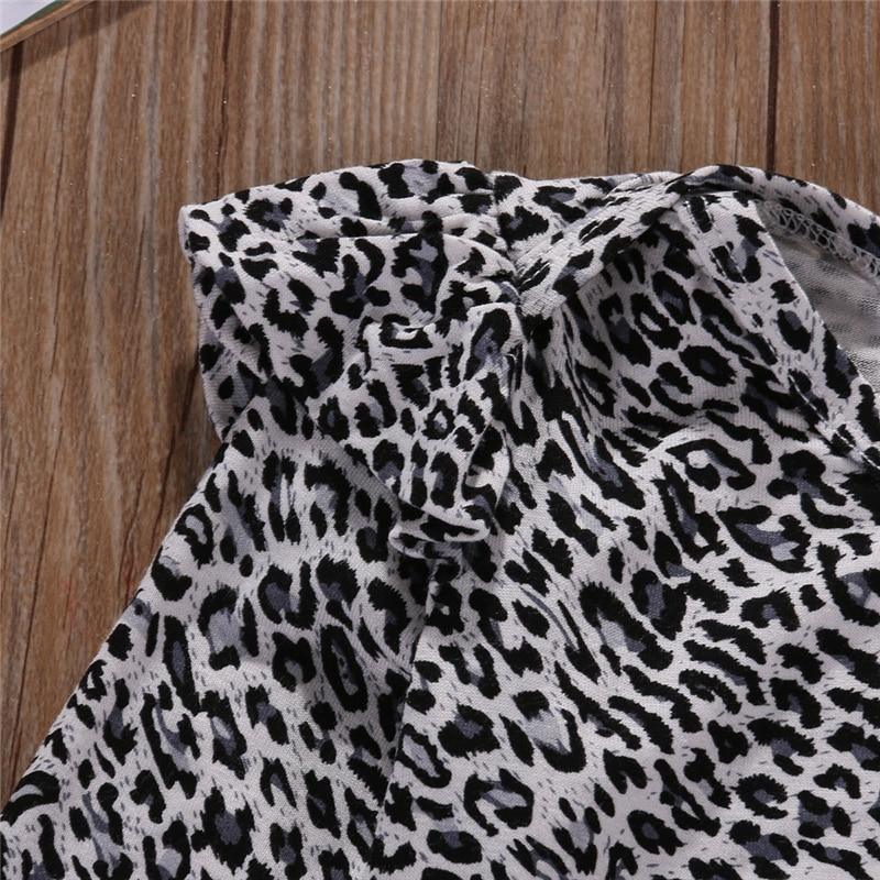 Spring Summer Infant Leopard Clothes Baby Girl Romper Cotton Rompers Long Sleeve Jumpsuit For Baby Girls